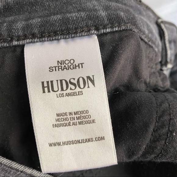 Hudson Nico Straight Tuxedo Stripe Jeans - Picture 9 of 11